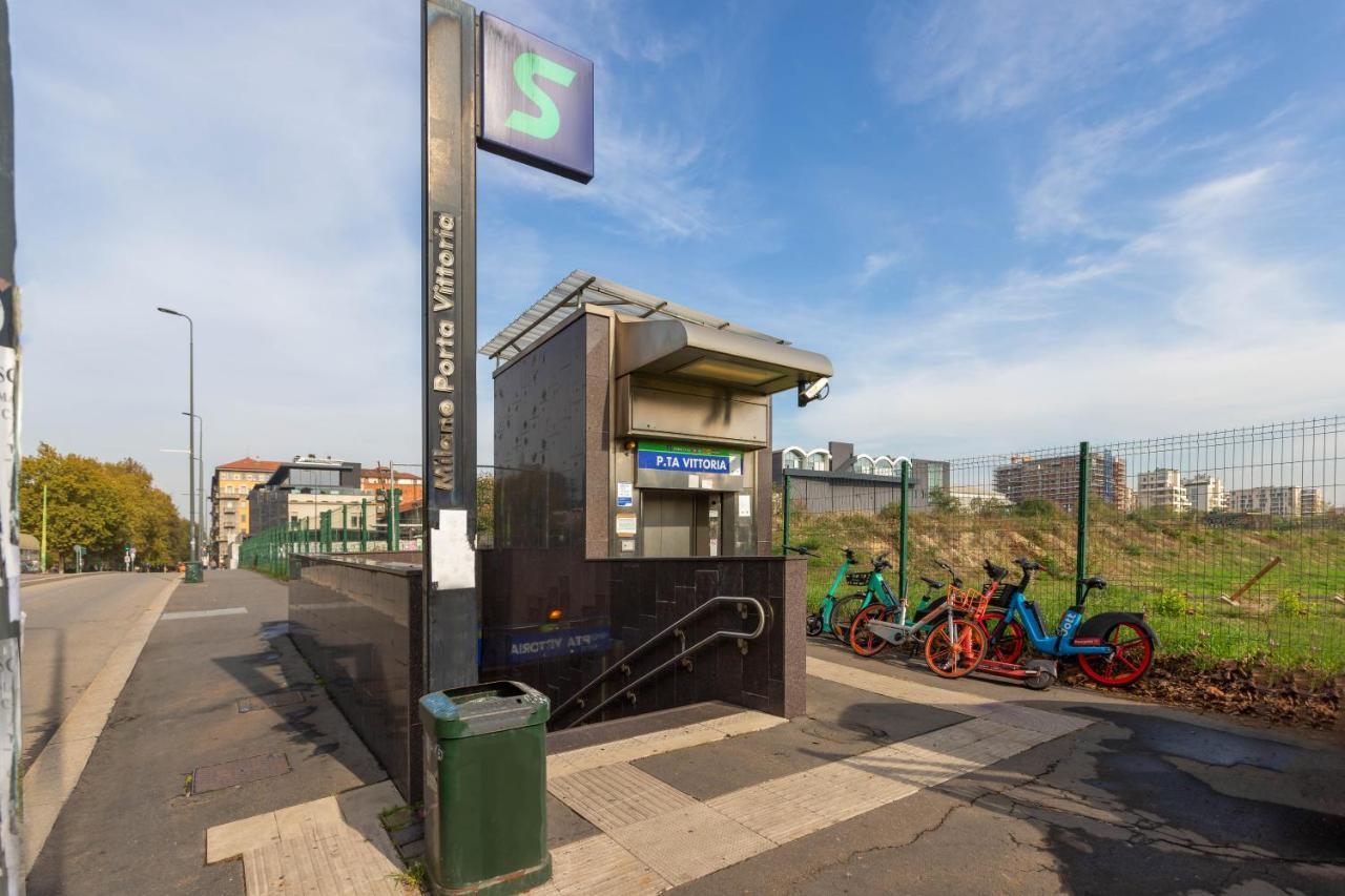Maiolica Apartment - Free Parking And Great Connection To Linate And Duomo Milánó Kültér fotó